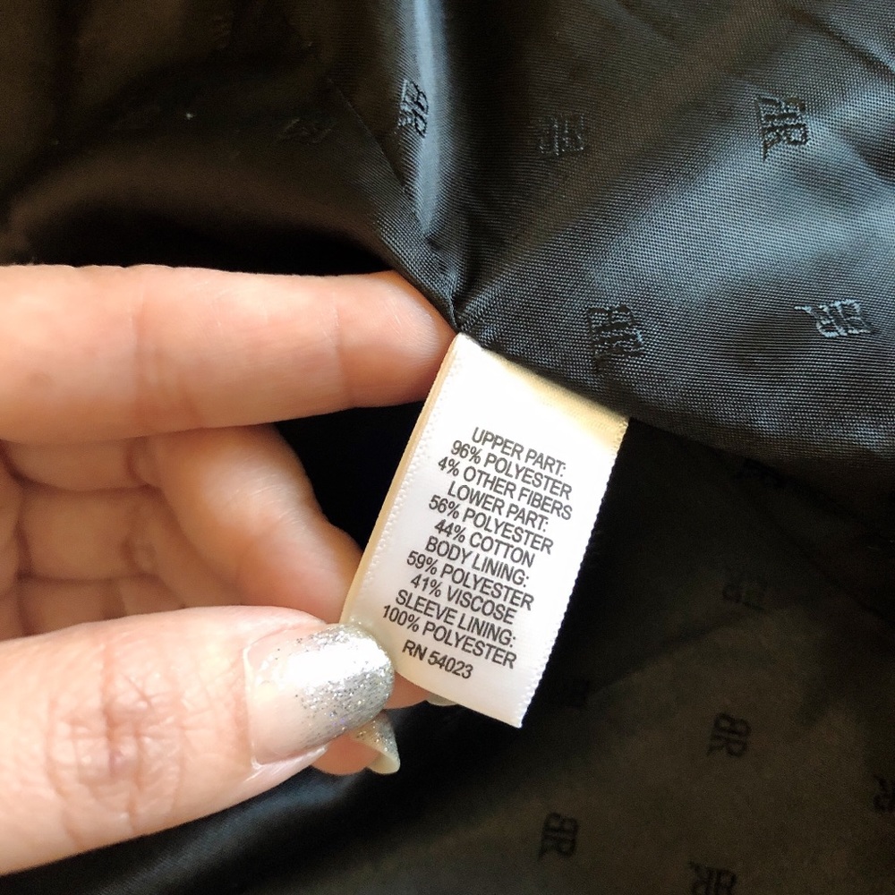 Banana Republic two tone tweed coat jacket - Picture 7 of 8